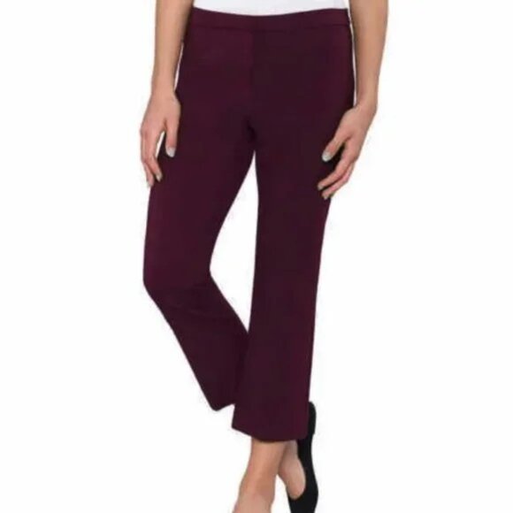 Max & Mia Pants - NWT- MAX & MIA Plum Ankle/Crop Pants